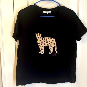Crosby Leopard Tee. Size L.